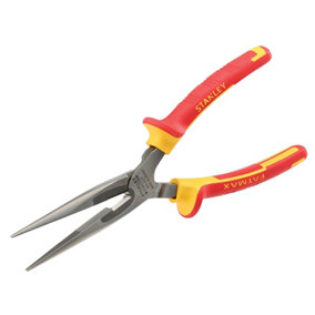 Stanley VDE Insulated Long Nose Plier 200mm 0-84-007 STA084007