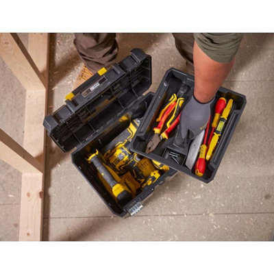 Stanley x3 FatMax PRO-STACK Deep Box 22.2 Litre Toolboxes STS171971 ...