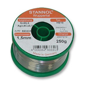 STANNOL - Lead Free Solder Wire 0.5mm, 250g