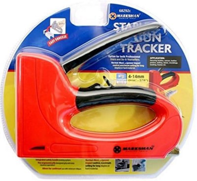 Staple Gun Tacker Heavy Duty Nail Stapler Brad Nailer Tacker Upholstery Easy