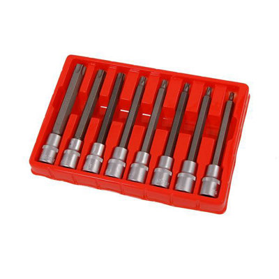 Star Bit Set - 8 piece 1/2 drive Extra Long (Neilsen CT1276)