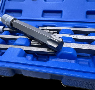Star Bit Socket Set - 3/8" Drive Long Reach 7 Piece Set