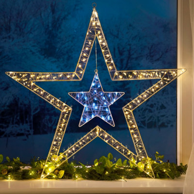 Christmas light deals up wall decorations