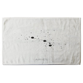 Star constellation zodiac aries (bath towel) / Default Title