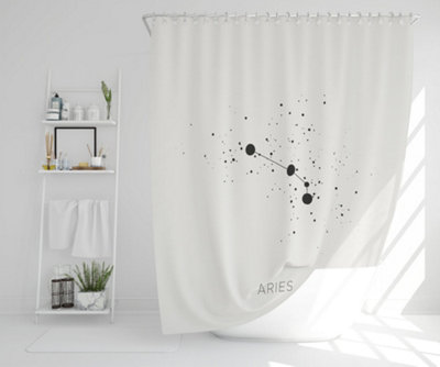 Star constellation zodiac aries (shower curtain) / Default Title Price Comparisons | Compare The Build