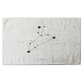 Star constellation zodiac leo (bath towel) / Default Title