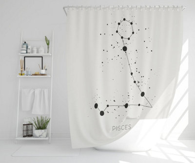 Star constellation zodiac pisces (shower curtain) / Default Title Price Comparisons | Compare The Build