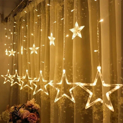 Star design 2 Christmas Window LED Lights