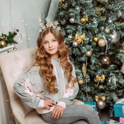 Light Up Headband With Color Change LED Lights Face Jewelry Hair Accessories For Girls Women Glow Party Christmas Supplies - 15