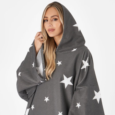 Sola poncho hooded online changing towel