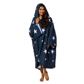 Star Hooded Poncho Towel Swimming Adult Dry Changing Robe Beach Bath