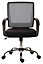 Star Mesh Chair Black with gas lift seat height adjustment and tilt tension