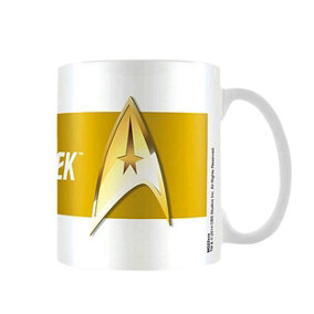 Star Trek Command Mug White/Gold (One Size)