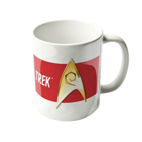 Star Trek Engineering Mug White/Red/Gold (One Size)