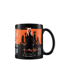 Star Wars: Ahsoka Brushed Mug Black/Orange/White (One Size)