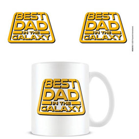 Star Wars Best Dad In The Galaxy Mug White/Yellow (One Size)