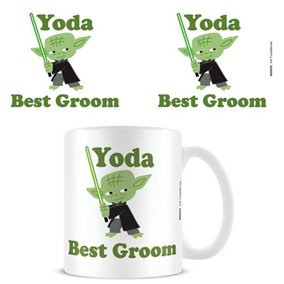 Star Wars Best Groom Yoda Mug White/Green (One Size)