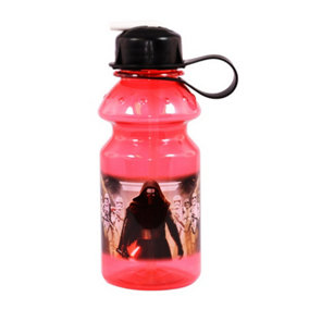 Star Wars Childrens/Kids Plastic Water Bottle Red/Black (One Size)