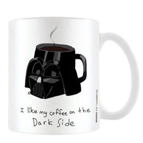 Star Wars Dark Side Meme Darth Vader Mug White/Black (One Size)