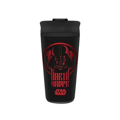 Star Wars Darth Vader Metal Travel Mug Black/Red (One Size)