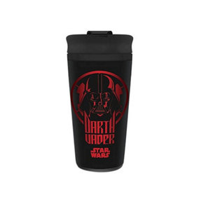Star Wars Darth Vader Metal Travel Mug Black/Red (One Size)