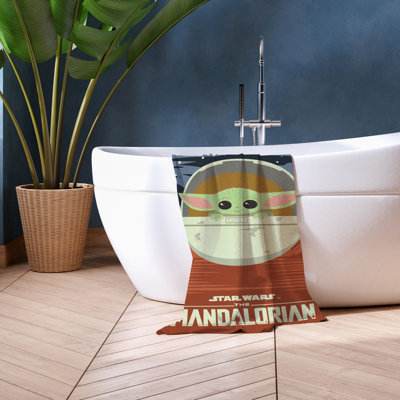 Star Wars Mandalorian 100% Cotton Beach Gym Absorbent Towel | DIY at B&Q