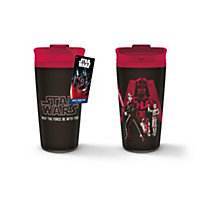 Star Wars May The Force Be With You Metal Travel Mug Black/Red (One Size)