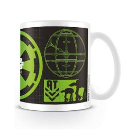 Star Wars Official Rogue One Empire Mug White (One Size)