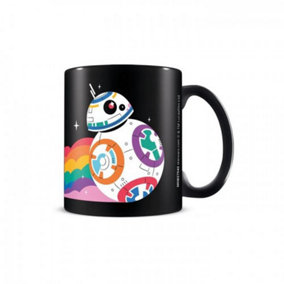 Star Wars Pride Rainbow BB-8 Mug Black (One Size)