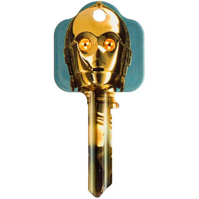 Star Wars R2D2 Door Key White/Blue (One Size)