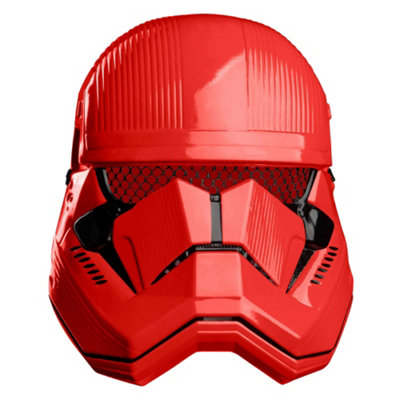 Star Wars Stormtrooper The Rise Of Skywalker Two Piece Mask Red (One Size)