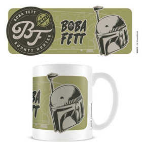 Star Wars: The Book Of Boba Fett Technical Mug White/Green (One Size)