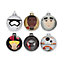 Star Wars The Force Awakens 6PC Christmas Tree Baubles Decorations