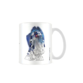 Star Wars: The Last Jedi Brush Stroke R2-D2 Mug White (One Size)