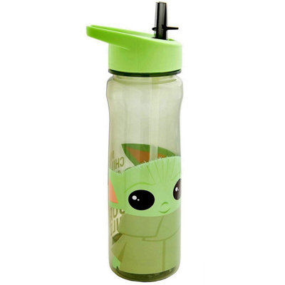 Baby Yoda Grogu Green Cute Little Alien' Water Bottle