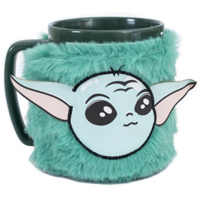 Star Wars: The Mandalorian Fluffy Grogu Mug Green (One Size)