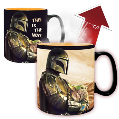 Star Wars The Mandalorian Mando Heat Change Mug