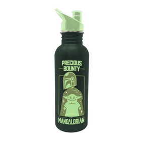 Star Wars: The Mandalorian Precious Bounty Sports Bottle Green (One Size)