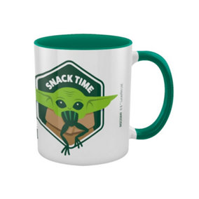 Star Wars: The Mandalorian Snack Time Mug White/Green (One Size)