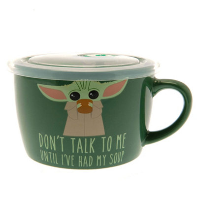 Star Wars: The Mandalorian Soup and Snack Mug Green (One Size)