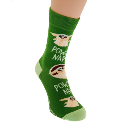 Star Wars: The Mandalorian The Child Mug and Sock Set Green/White (One Size)