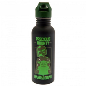 Star Wars: The Mandalorian Water Bottle Black/Green (One Size)
