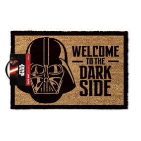 Star Wars Welcome To The Dark Side Door Mat Black/Brown (One Size)