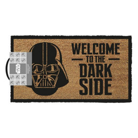 Star Wars Welcome To The Dark Side Door Mat Brown/Black (One Size)