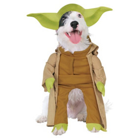 Star Wars Yoda Dog Costume Multicoloured (S)