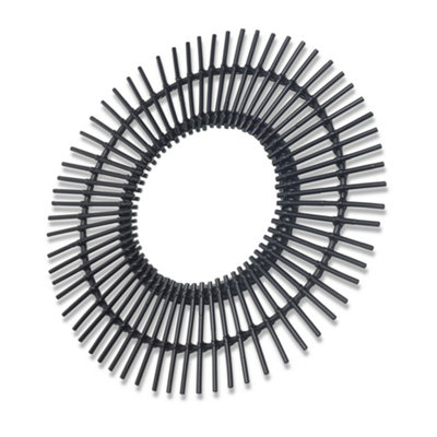 Starburst Large Rattan Mirror in Black (H)74cm x (W)74cm DIY at B&Q