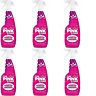 Stardrops Pink Stuff Miracle Window Cleaner with Rose Vinegar Spray, 750ml (Pack of 6)