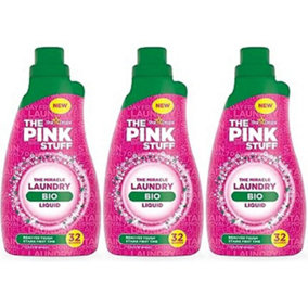 Stardrops The Pink Stuff Bio Laundry Liquid 960ml (Pack of 3)