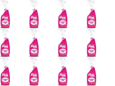 Stardrops The Pink Stuff Miracle Bathroom Foam Cleaner, 750ml (Pack of 12)