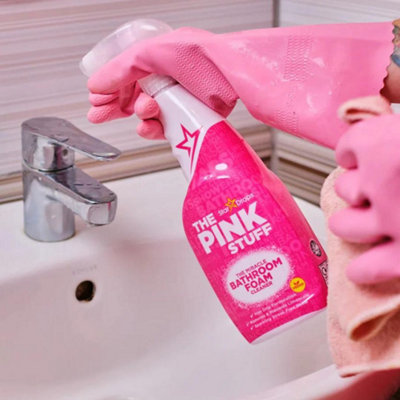 Stardrops The Pink Stuff Miracle Bathroom Foam Cleaner, 750ml (Pack of 3)